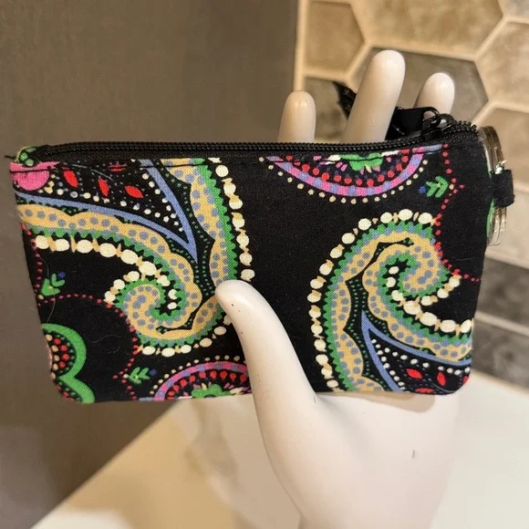 Vera Bradley Kiev Paisley Zip ID case - Picture 3 of 4